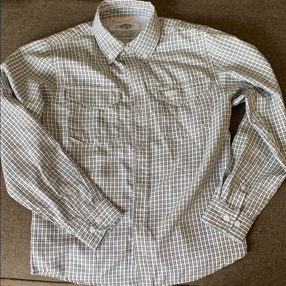 AFTCO boys fishing shirt.